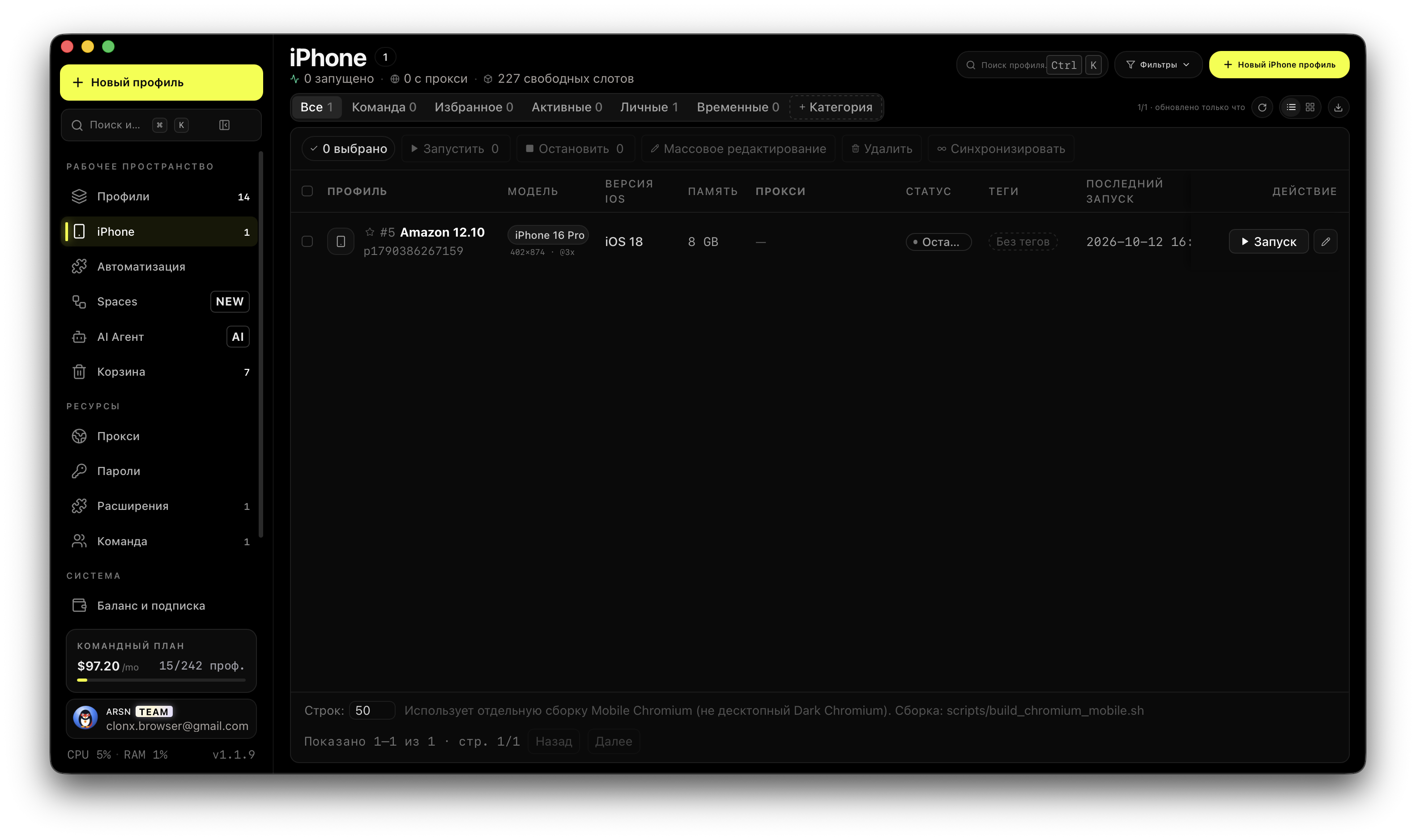 iPhone-профілі
